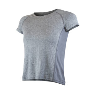 Polera Dry Fit Manga Corta Paneles Malla Mujer