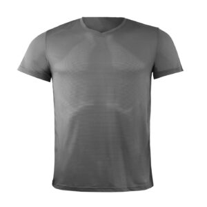 Polera Dry Fit Ojo De Pájaro Manga Corta Cuello V Hombre