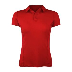Polera Dry Fit Con Cuello Manga Corta Lisa Mujer