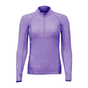 Polera Dry Fit Con Cierre Manga Larga Mujer